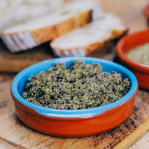 tapenade met olijven, olijventapenade